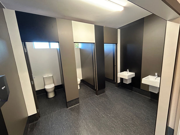 Edendale Primary School renovated bathroom block.