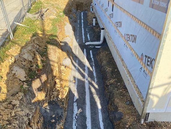 House drainage pipes