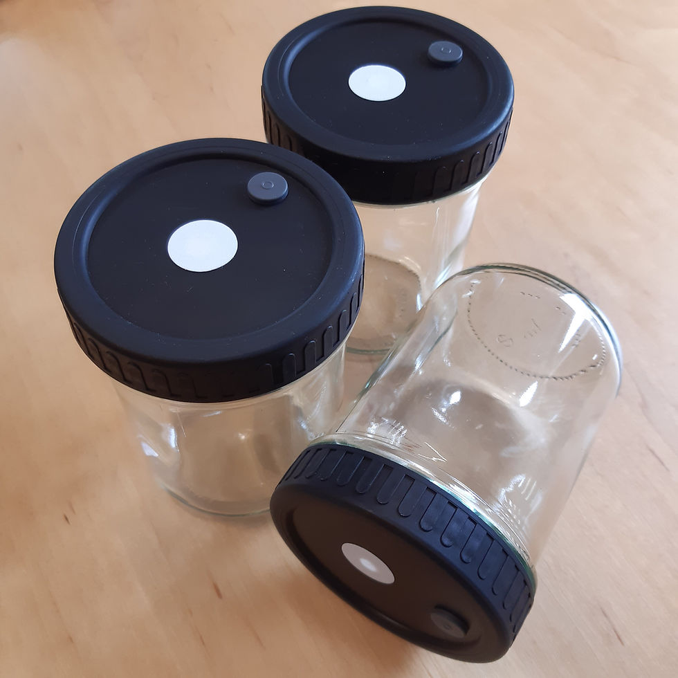 Miniaturbild: Nährlösung-Gläser mit Injektionsport