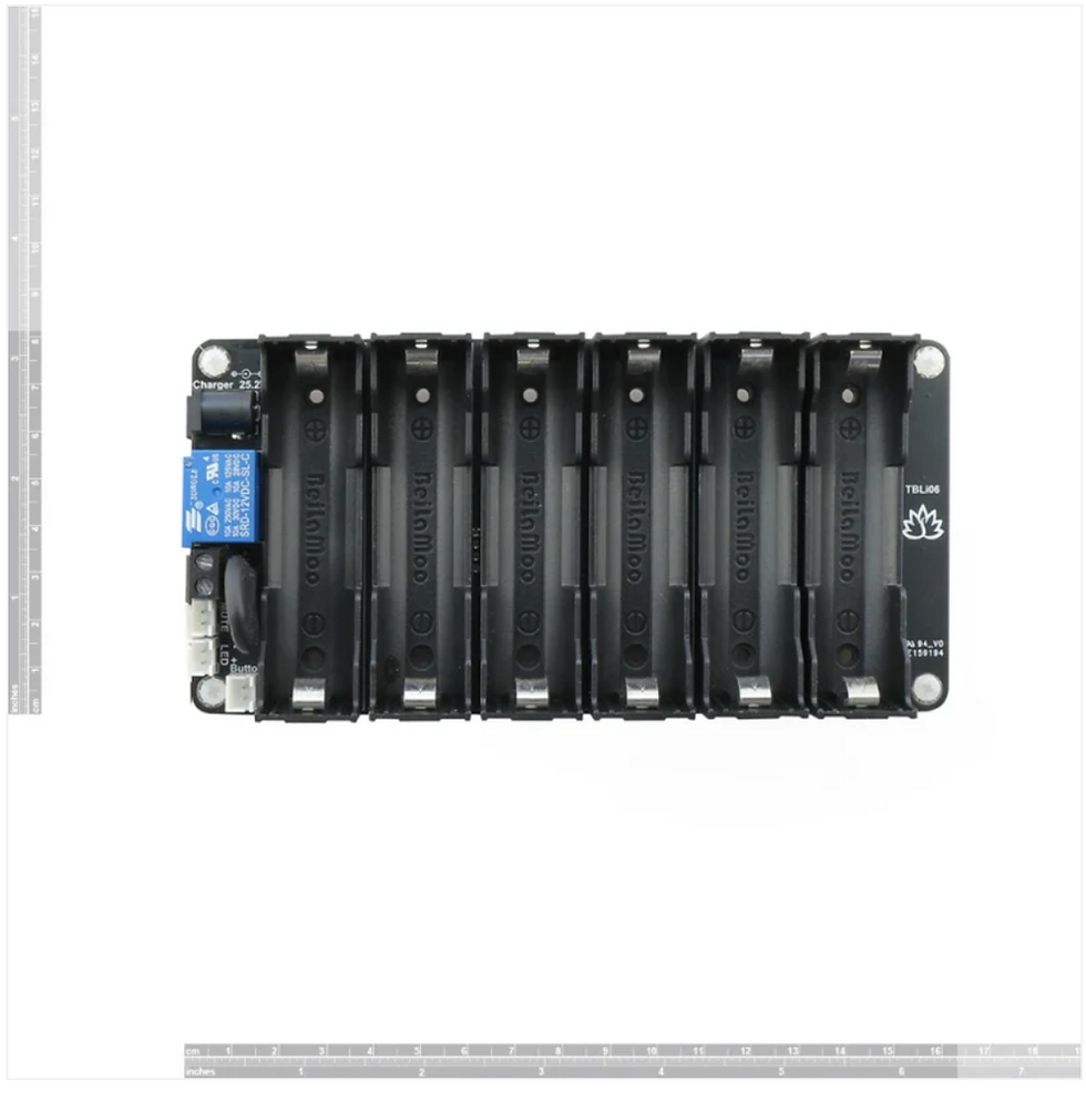 Thumbnail: 24V 6S 18650 Lithium Battery Power Control Kit for Audio Amplifier -TBLi06