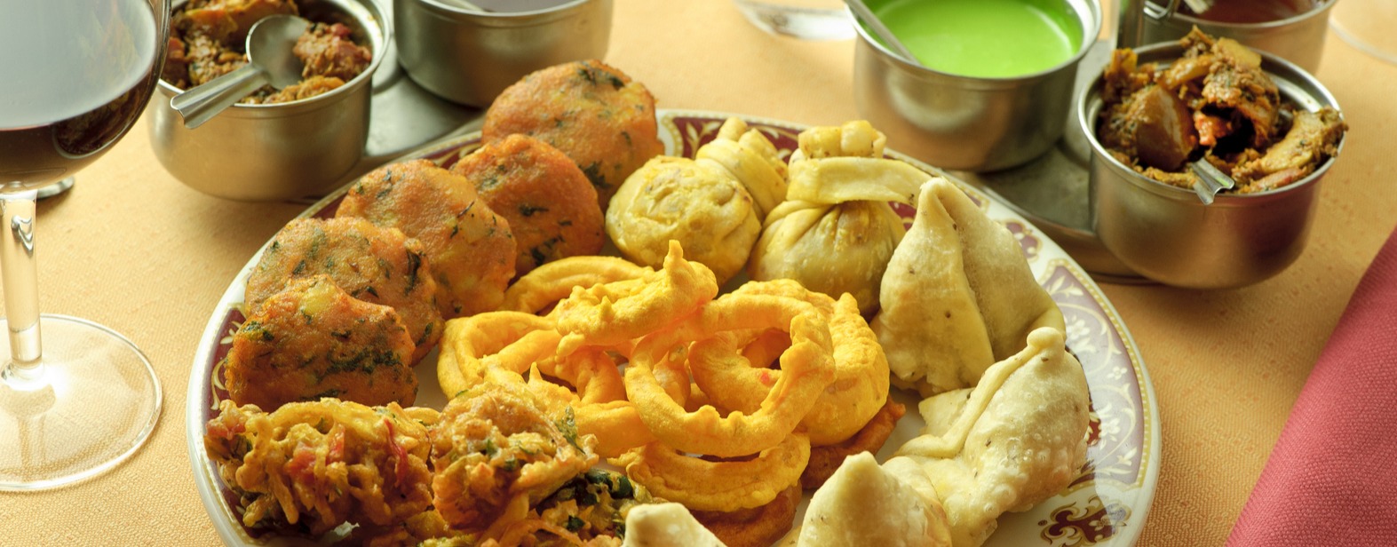 Arranged Food and Objects