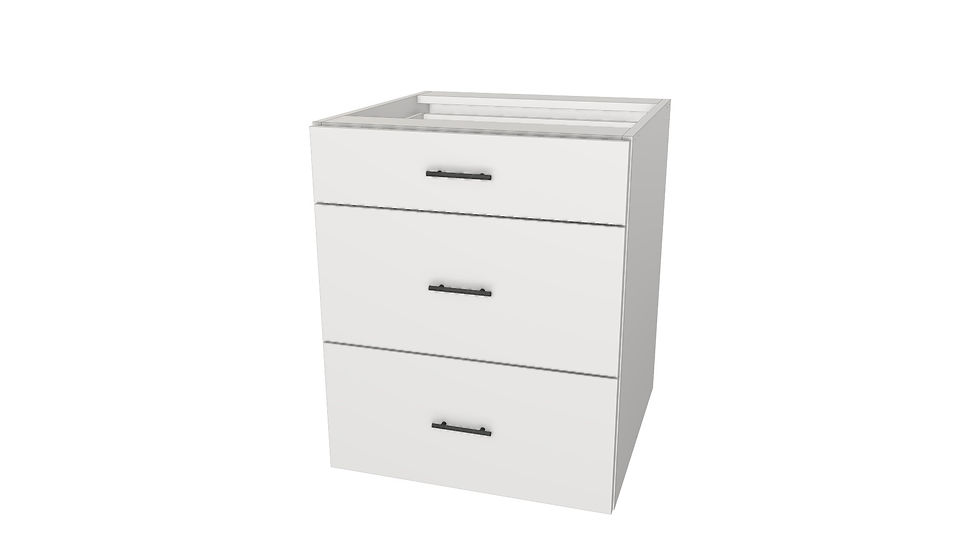 Thumbnail: 24"W Based Cabinet - High Gloss White Flat Door