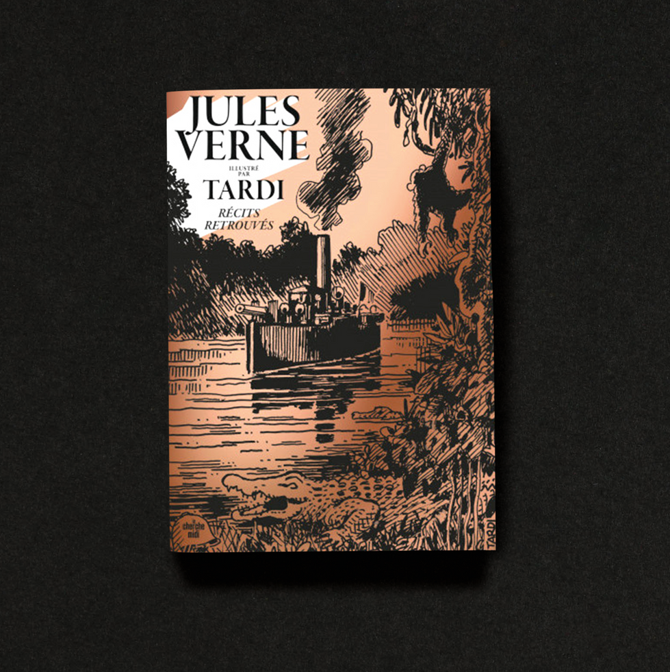 Livre de Jules Vernes illustré par Tardi.