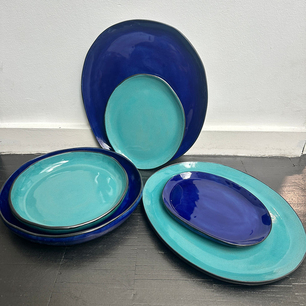 Miniature : Petite assiette ovale