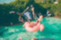Festa na piscina