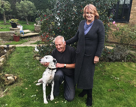 Dal Dalmatian garden hots dobermann rescue