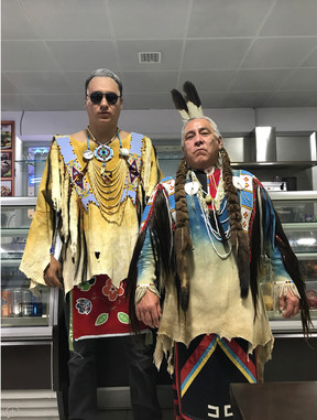 Two Indians In A Diner