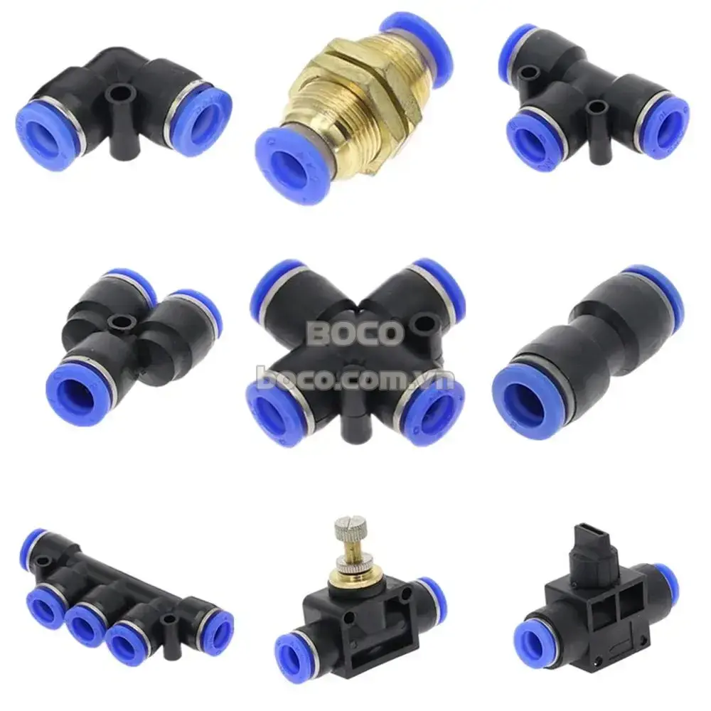 Đầu nối nhựa ống hơi