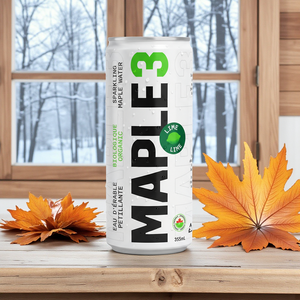 Eau d'érable Pétillante Lime