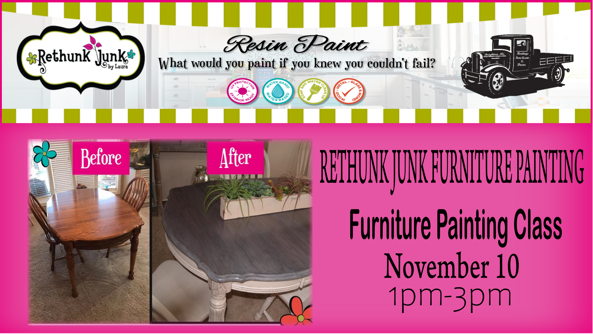 Rethunk Junk Furniture Painting