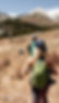 people hiking on mountain range