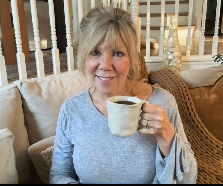 Just me and my coffee. Filming a Quiet Hour Talk.