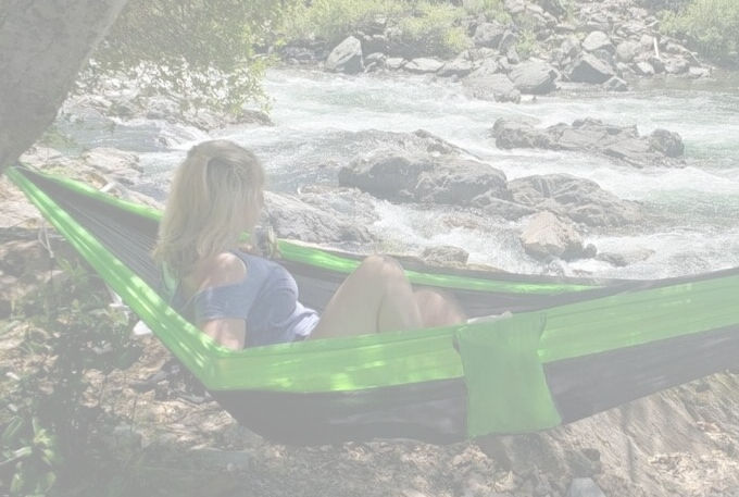 My Green Hammock beneath the Oaks on The American River
