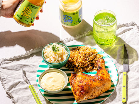 Cuisses de poulet rôties à la moutarde aux cornichons