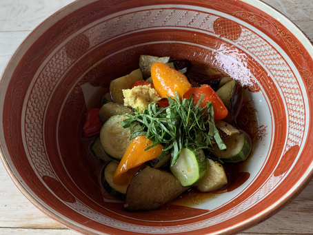 夏野菜の揚げ浸し