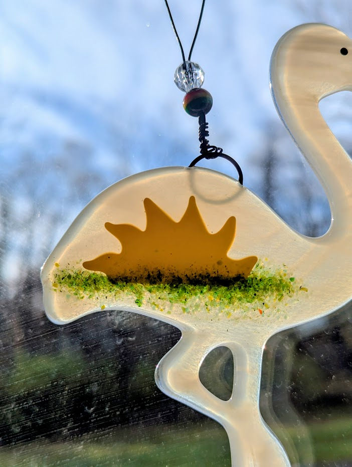 Thumbnail: Flamingo Glass Suncatcher