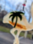 Thumbnail: Flamingo Glass Suncatcher