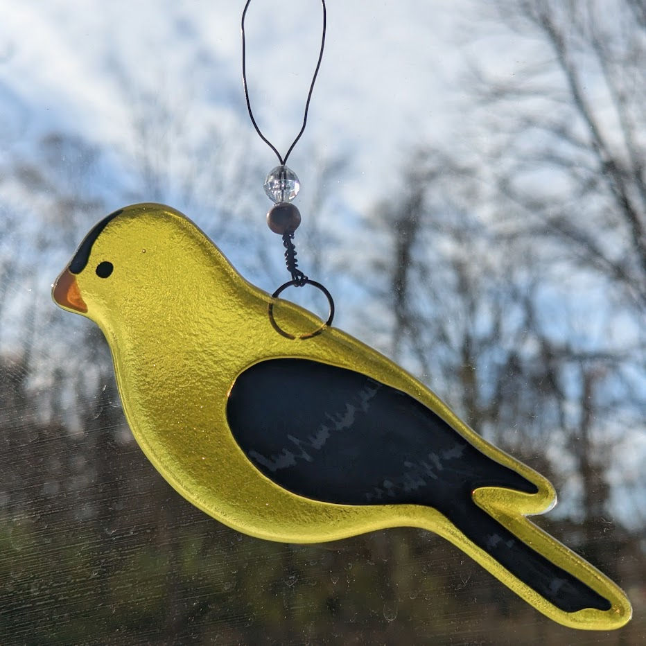 Thumbnail: Finch Glass Suncatcher