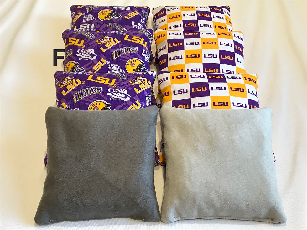 Thumbnail: LSU TIGERS CORNHOLE BAGS