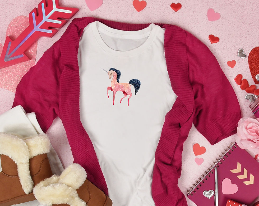 Miniaturbild: PRINT "Pink Love" (nur in Verbindung mit einem Pulli oder T-Shirt)