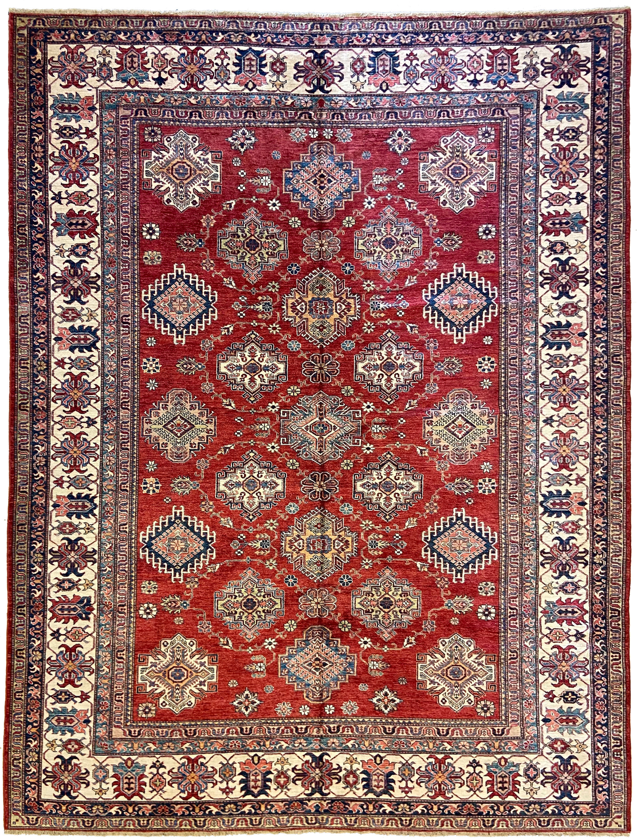 8'11" x 11'9" Super Kazak Carpet