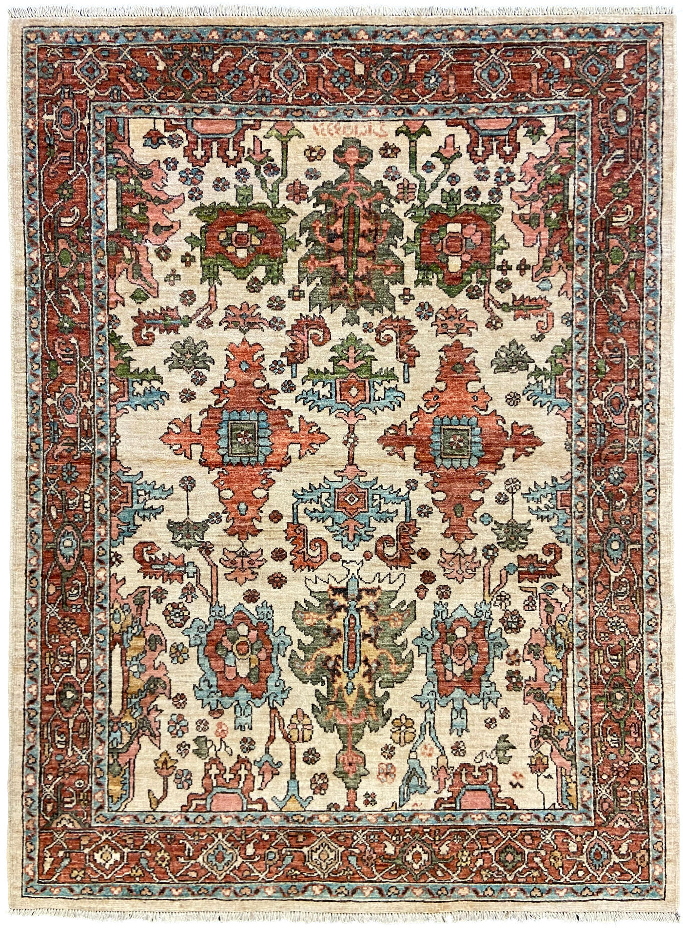 4'8" x 6'3" Gandhara Serapi Design TB-04