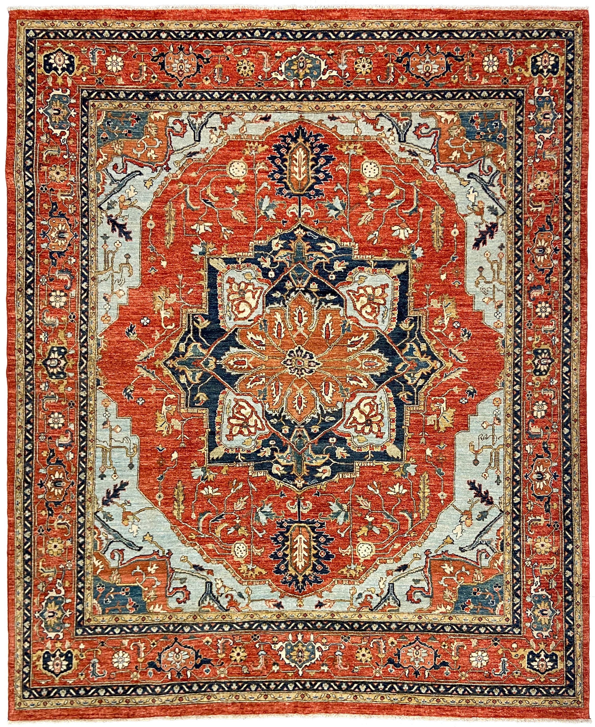 8'3" x 9'6" Ravi Heriz Design Carpet
