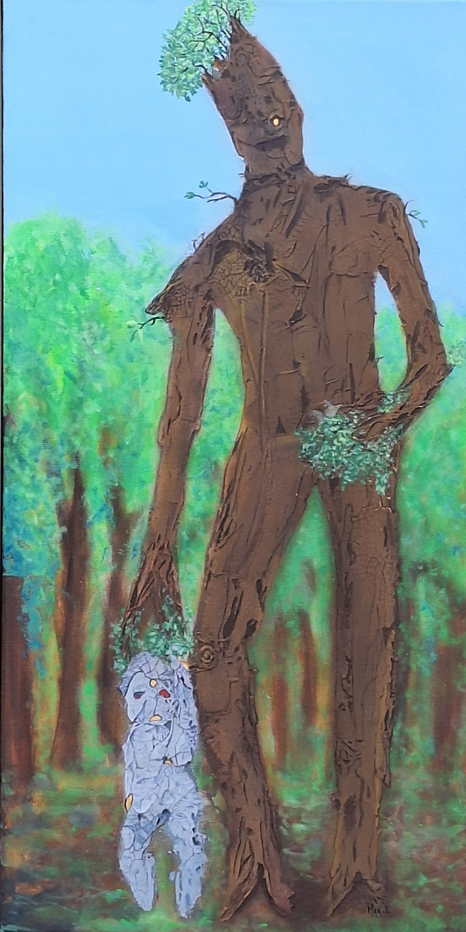Esprit de la terre - 40x80 cm - 2025