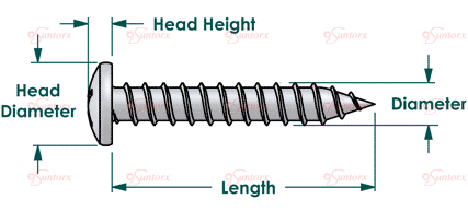 sheet-metal-screw-phillips-pan-a-dimensi