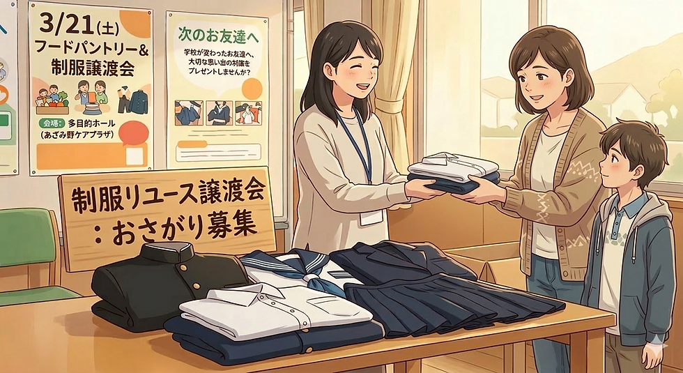 【報告】役目を終えた制服を次の使い手に無事お渡しできました！