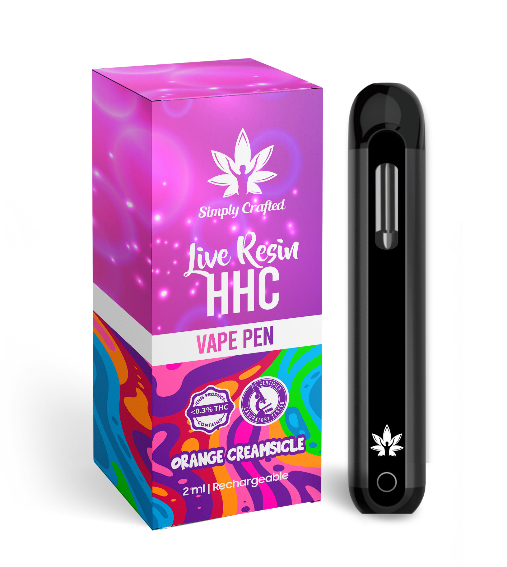 2ml HHC Vape Pen Orange Creamsicle