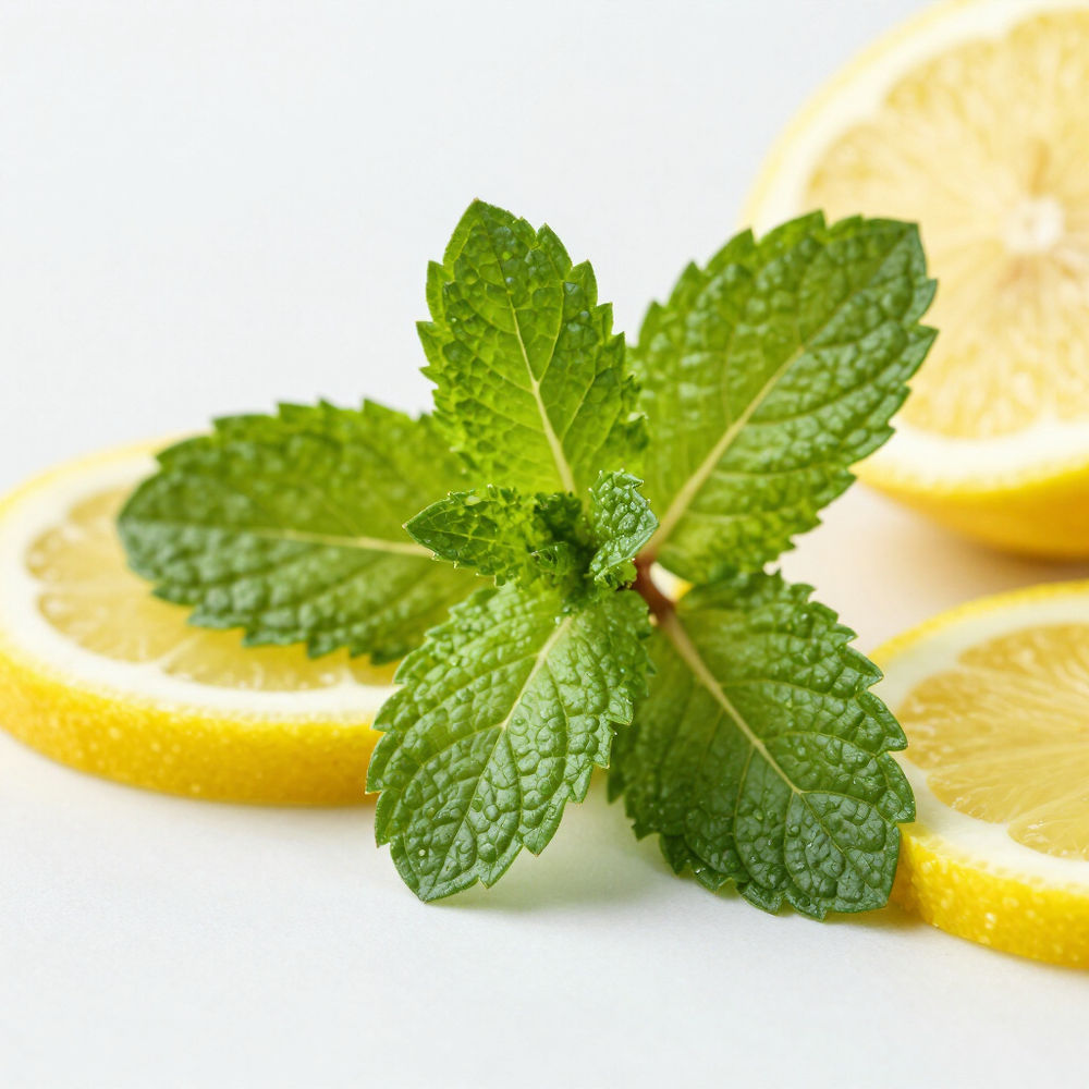 Lemon and mints leaves
