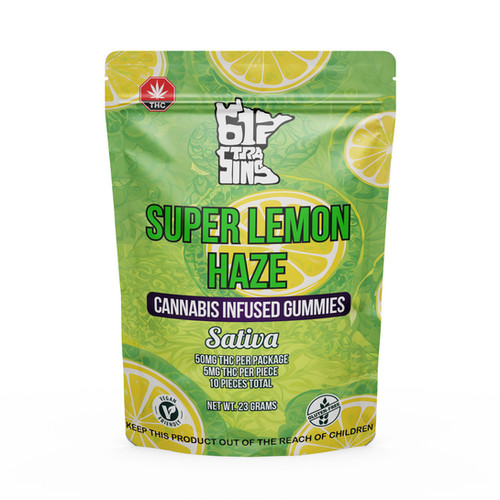 Lemon 52、53、85 612 STRAINS Super Lemon Haze THC Gummies | Sativa | Simply