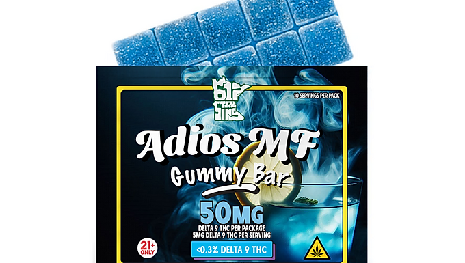 612 STRAINS Adios MF Gummy Bar | 50mg THC