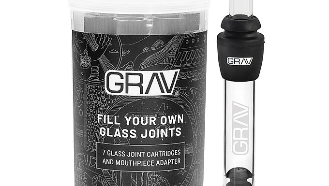 GRAV Fill-Your-Own Glass Joints 7-Pack