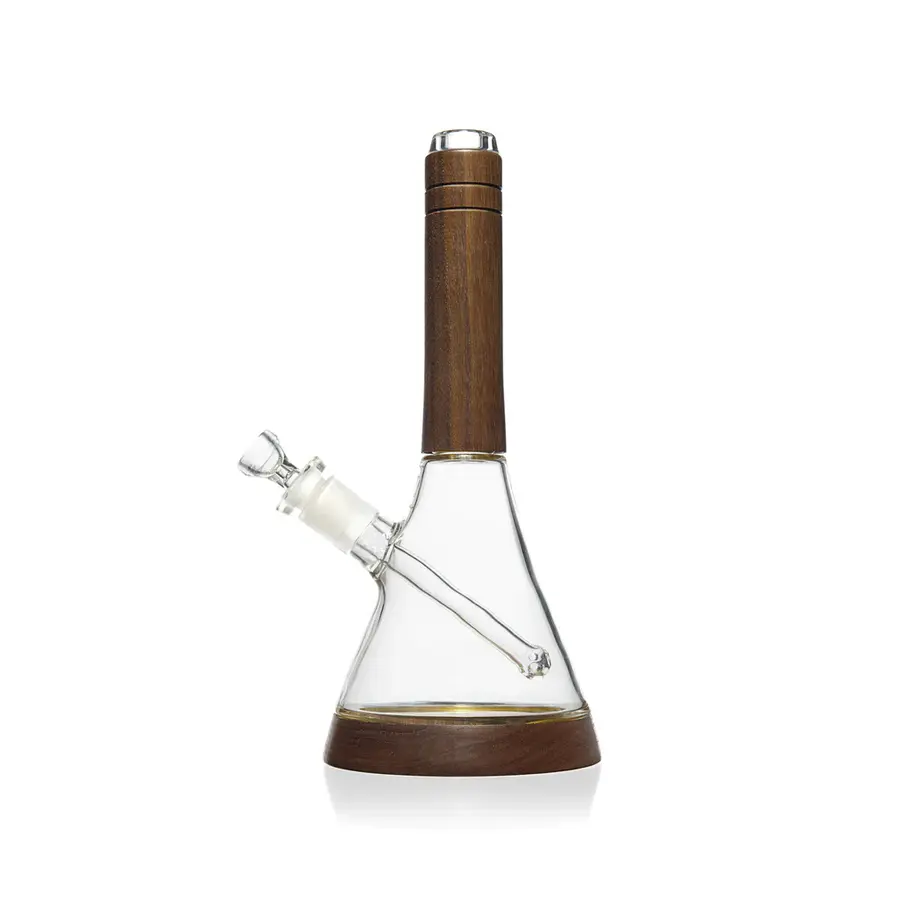 Marley Natural Walnut & Glass Water Pipe