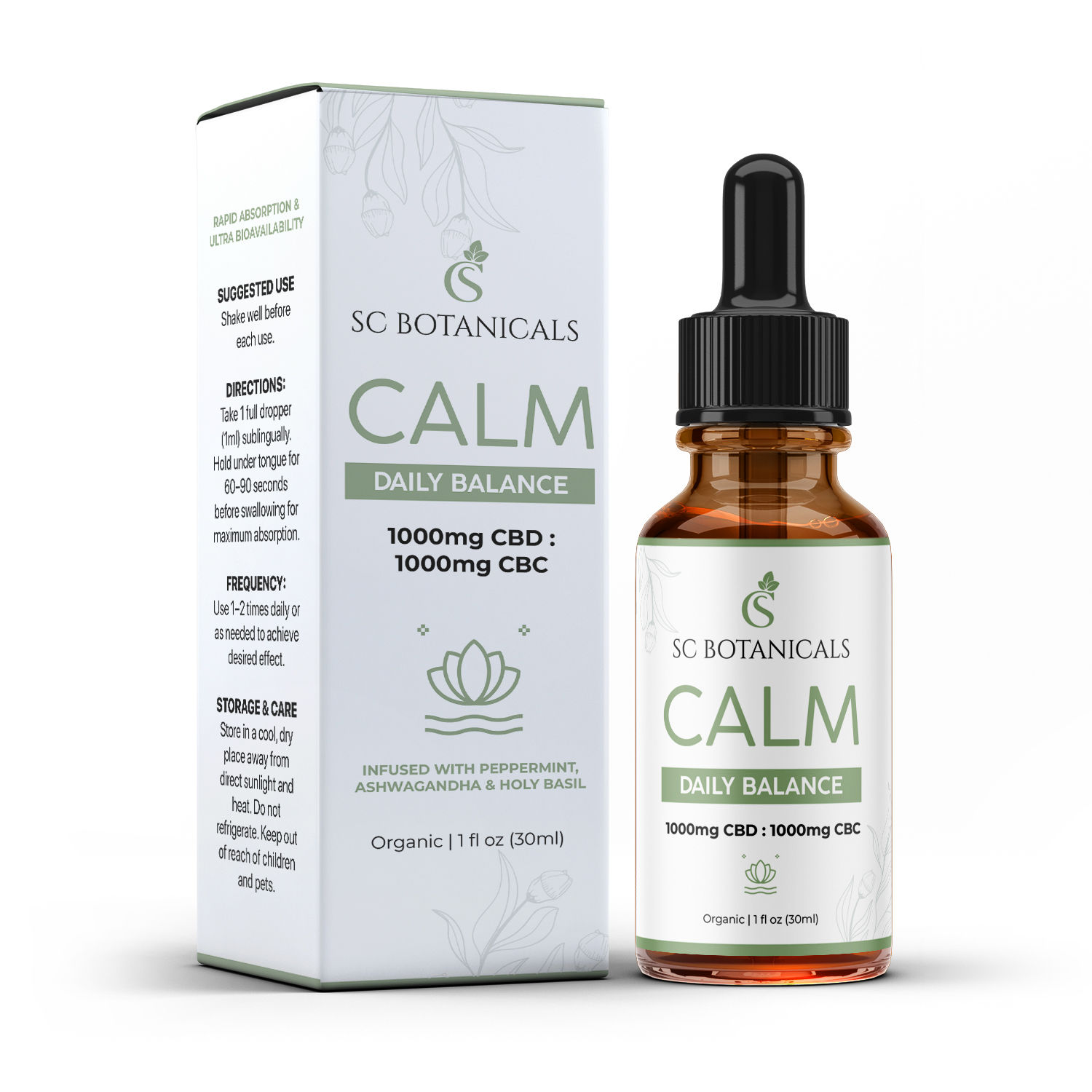 Calm | CBC + CBD Balance Drops