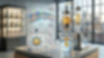 A high-end industrial laboratory scene illustrating nano-emulsion technology, featuring a precision glass beaker where a golden cannabinoid droplet is being transformed into a water-soluble nano-matrix for superior bioavailability.