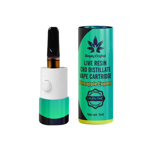 Pineapple Express CBD Vape Cartridge | Sativa | Simply Crafted