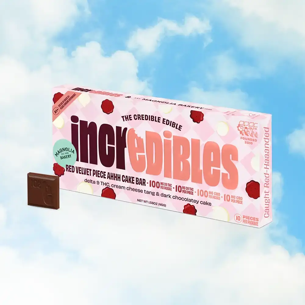 INCREDIBLES Red Velvet Chocolate Bar | 100mg THC