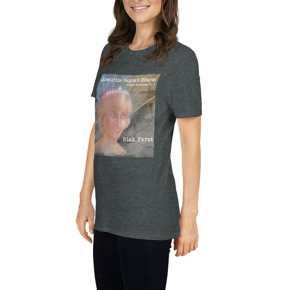 Thumbnail: Queen of the People's Hearts Short-Sleeve Unisex T-Shirt