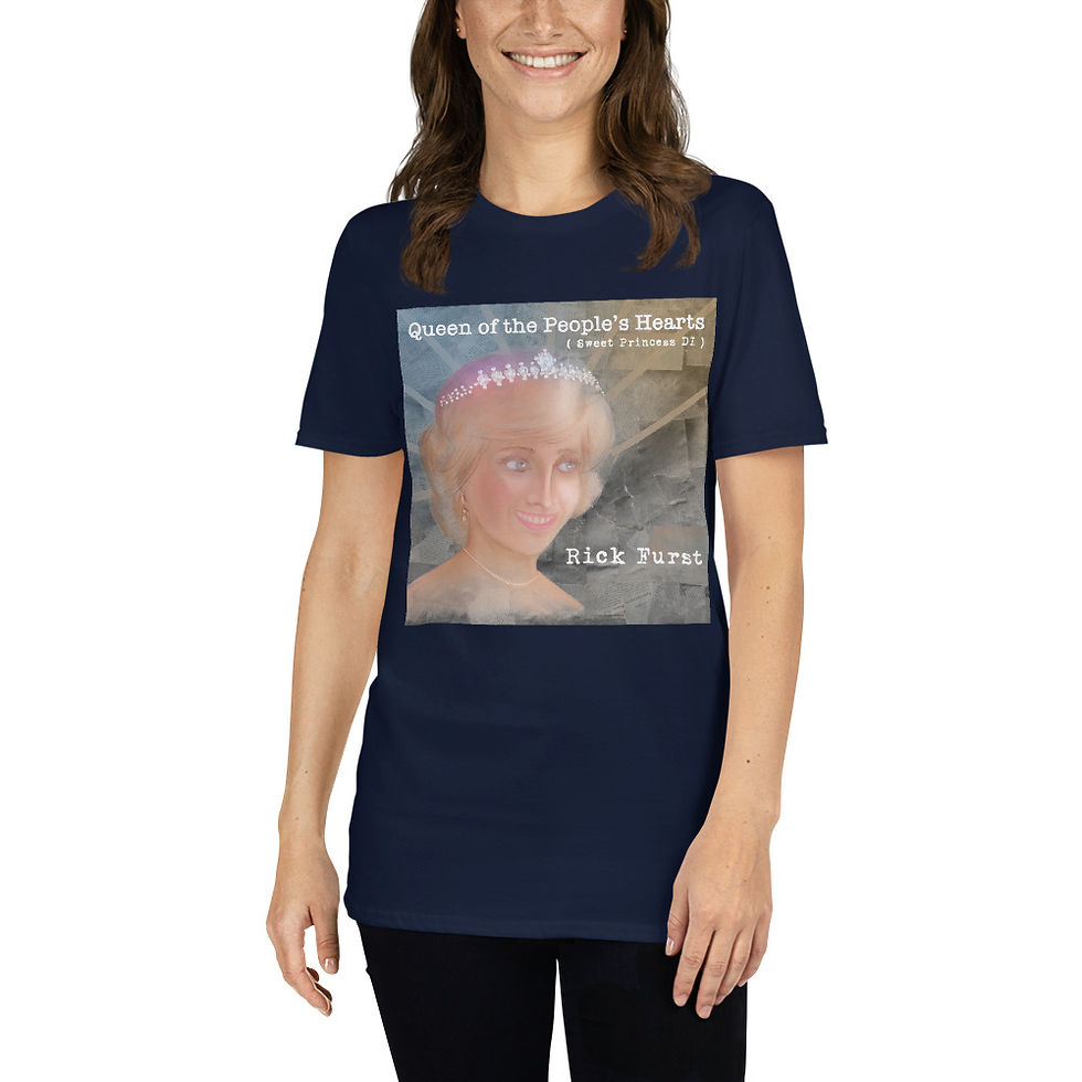 Thumbnail: Queen of the People's Hearts Short-Sleeve Unisex T-Shirt