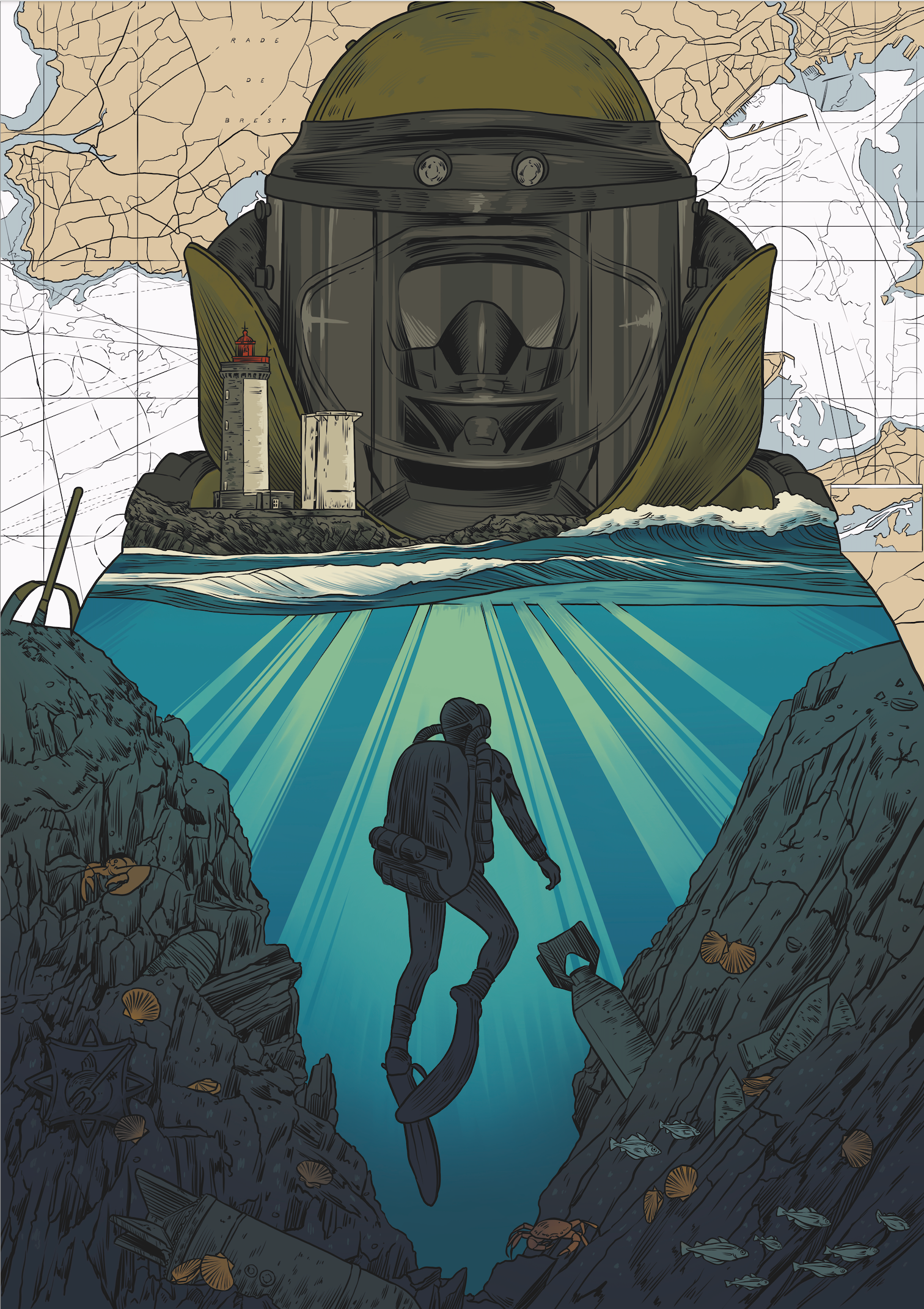 Affiche Fine Art GPD ATL Marine nationale