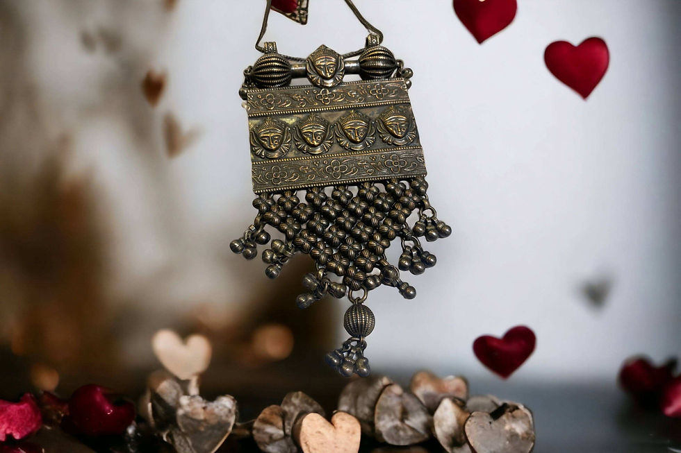 Sterling Silver Tribal Necklace