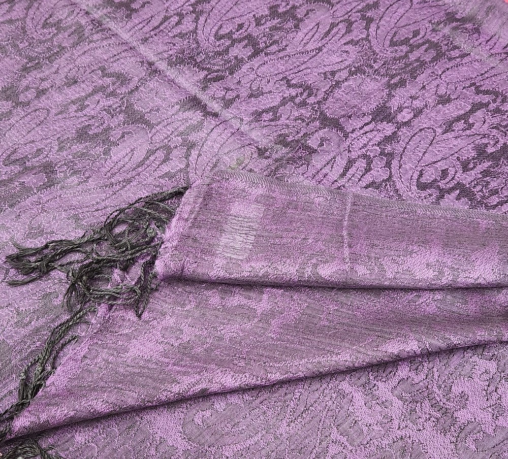 Modal Dual Tone Paisley Stole