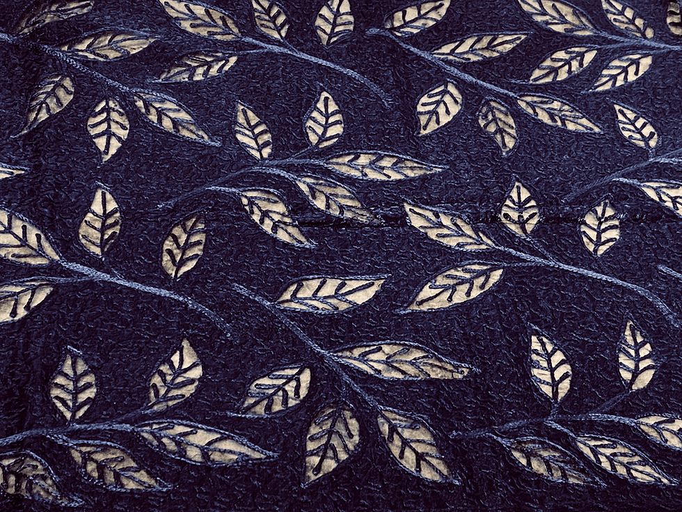 Thumbnail: Leaf Cut Work Stole