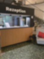 Rezeption im Schlosspark-Hotel Rastede