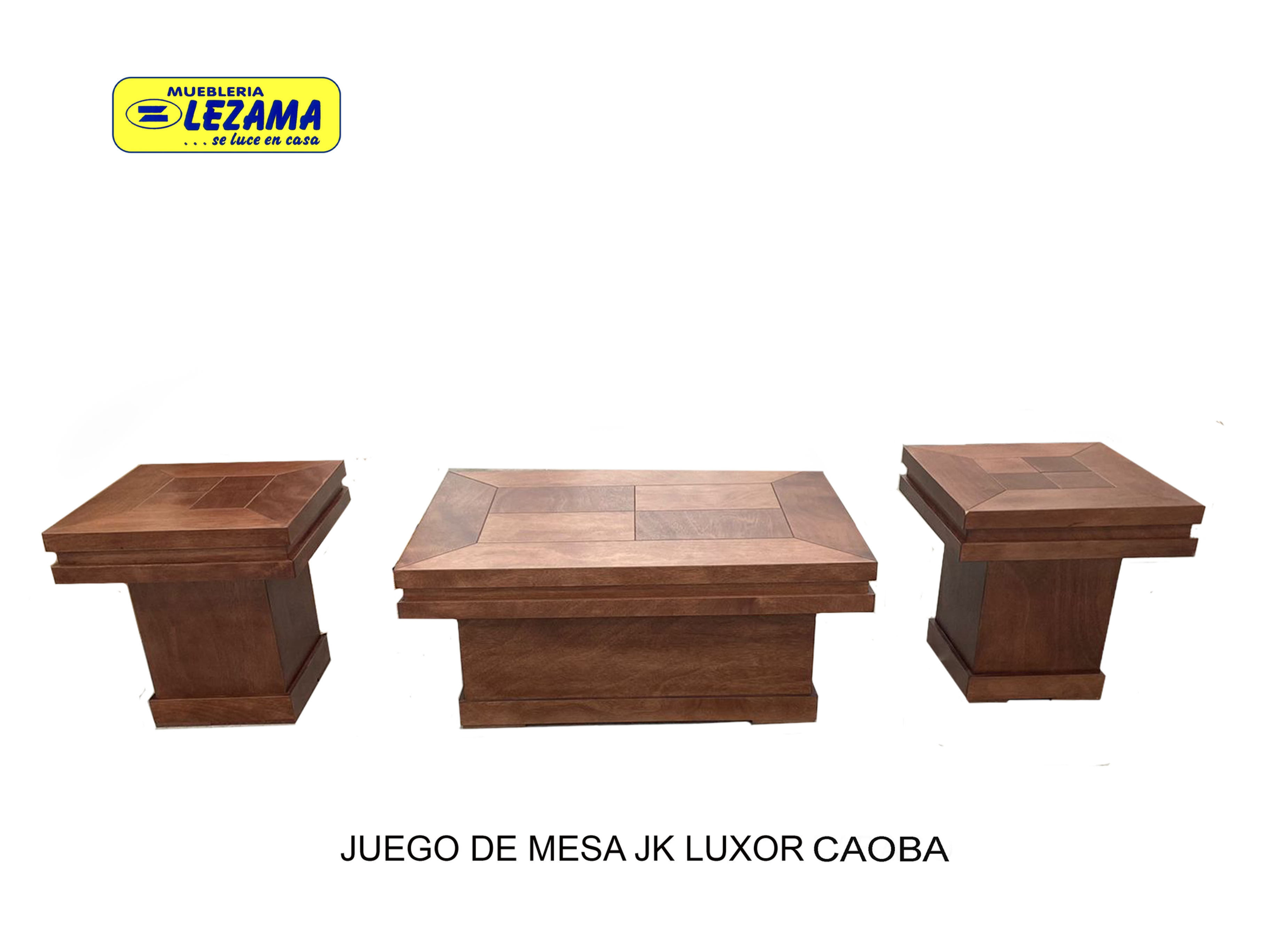 MESA JUEGO JK LUXOR CAOBA