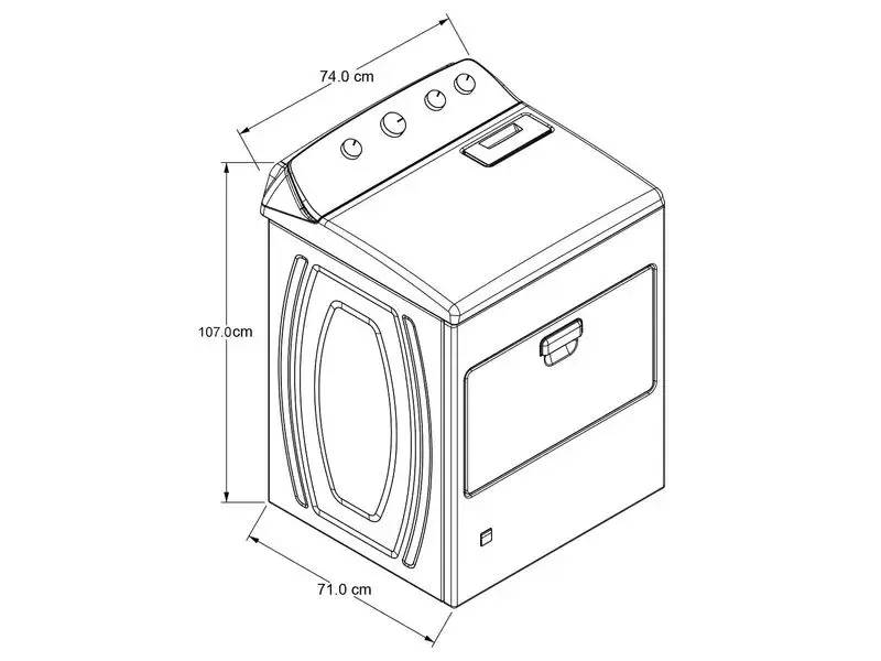 Miniatura: SECADORA WHIRLPOOL 7MWGD2040JM 21 KG BLANCO