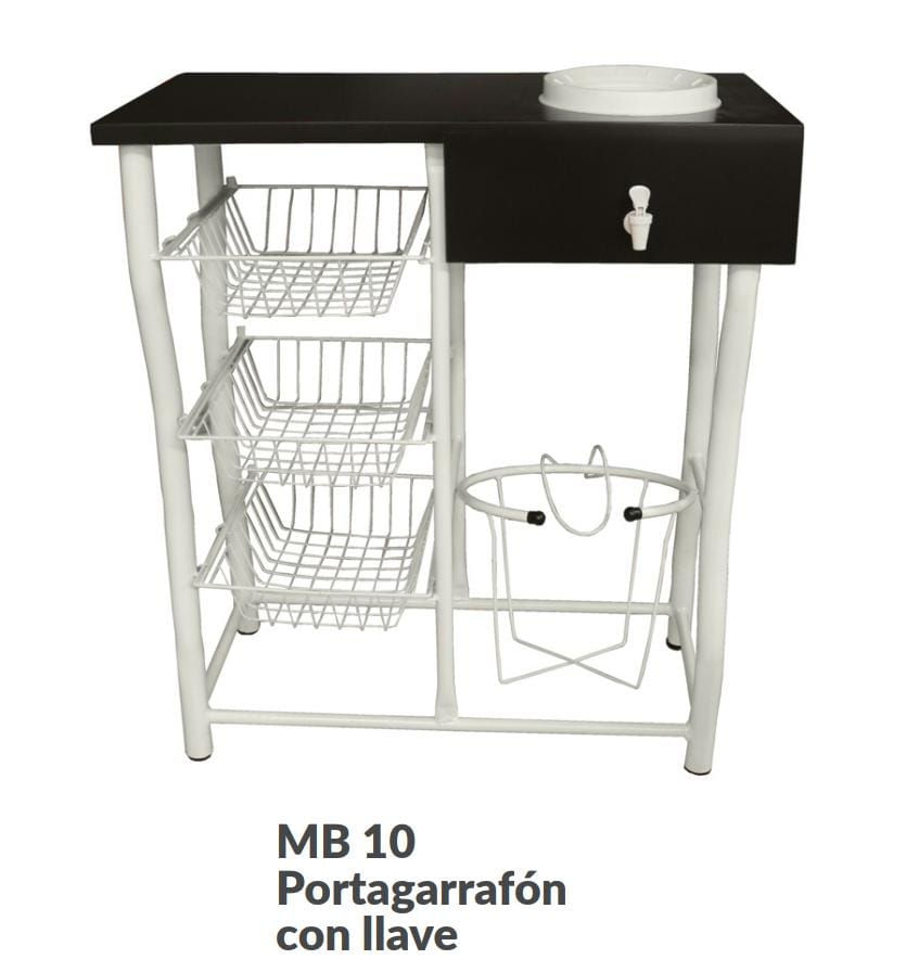 PORTA GARRAFON VALMAR C/LLAVE CUB CHOCO TUB BCO